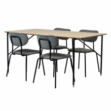 Spisegruppe 'Kungsholmen Hornstull' - 1 Bord & 4 Stoler