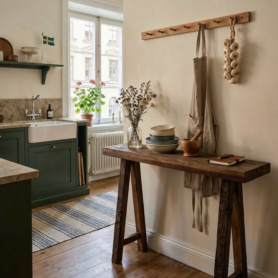 Sidebord 'Birka' 100cm - Vintage