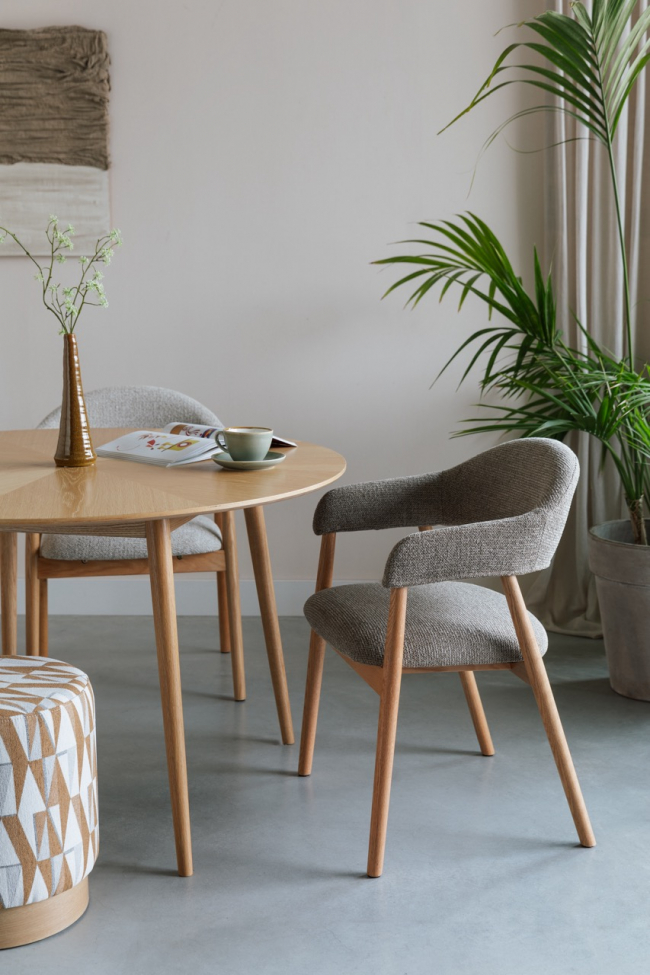 Stol 'Indy' - Brun/Sort