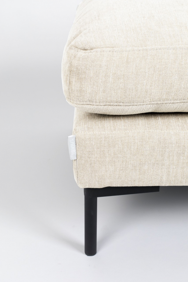 Fotskammel 'Love seat' - Beige