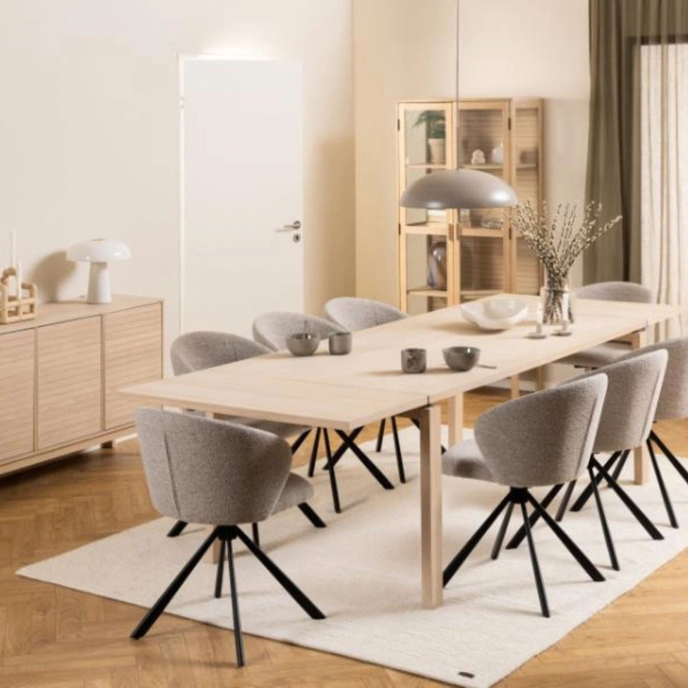 Spisebord 'Hudiksvall' 200cm- Naturlig