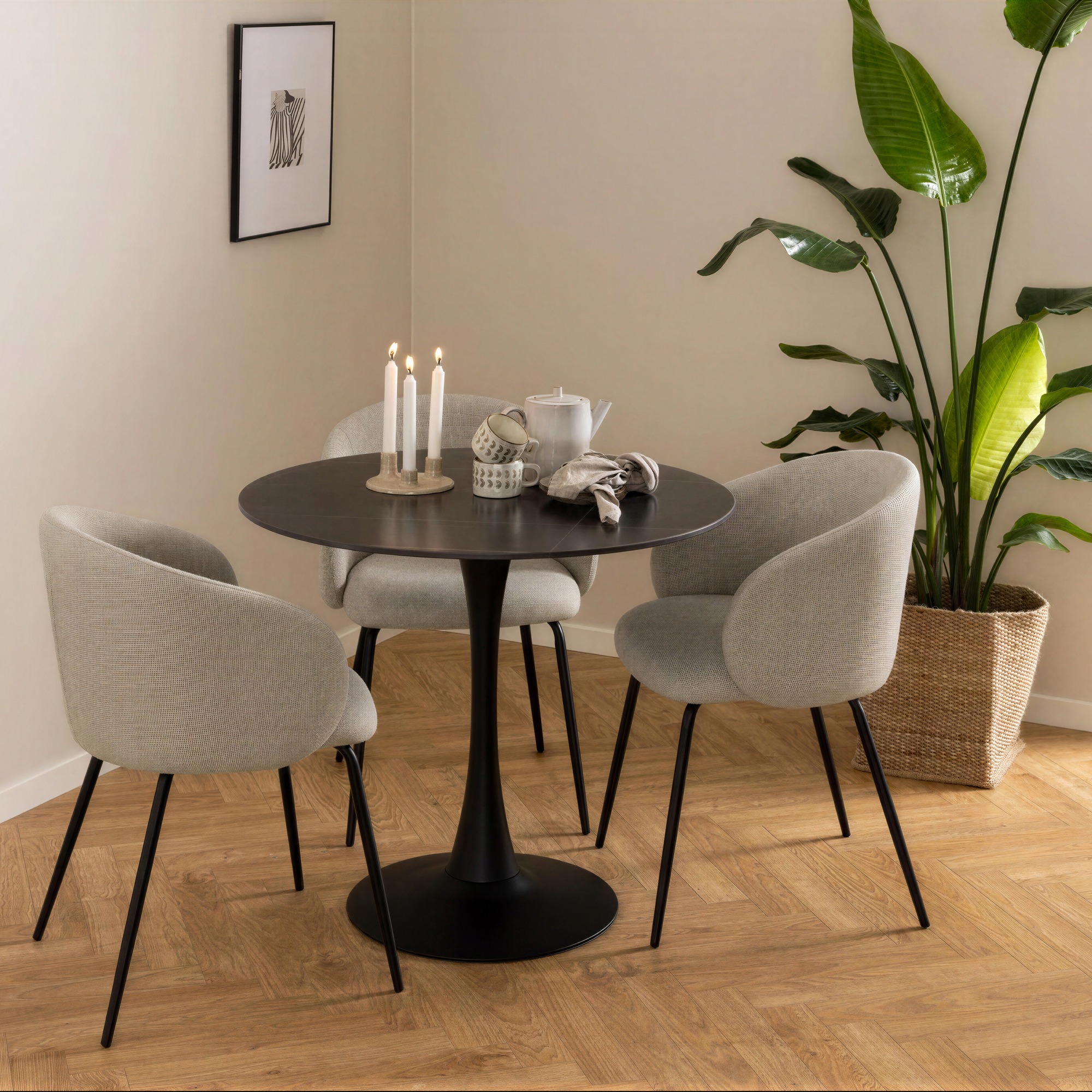 Stol 'Leksand' - Beige