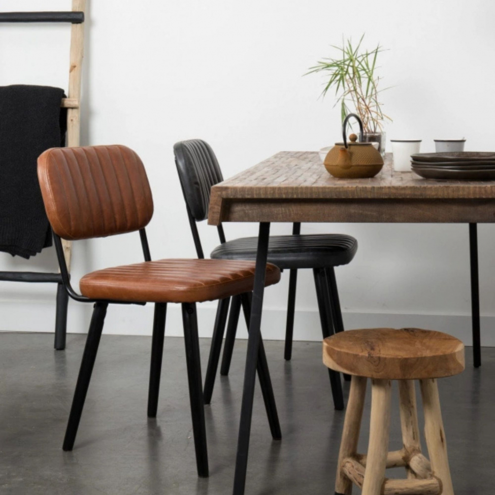 Stol 'Jake' - Vintage/Brown