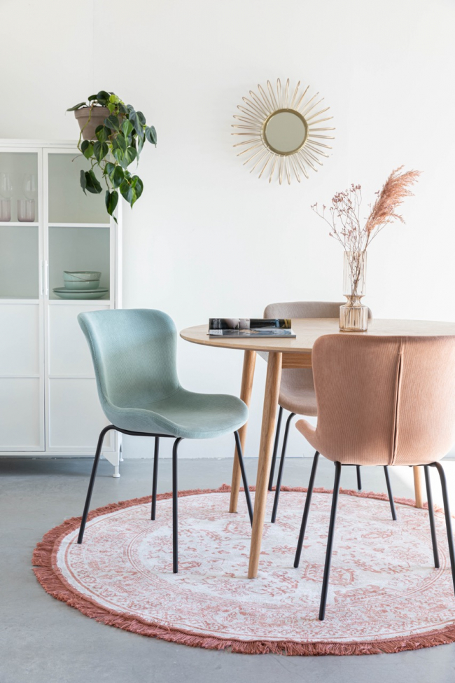 Stol 'Junzo Rib' - Grønn