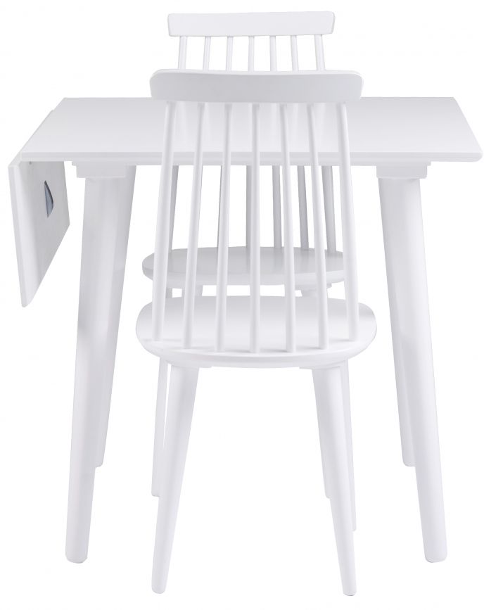 Spisebord 'Lotta' 80x80 - Hvit