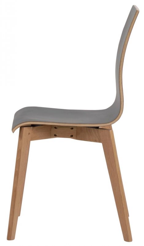 Stol 'Gracy' - Svart/Eik