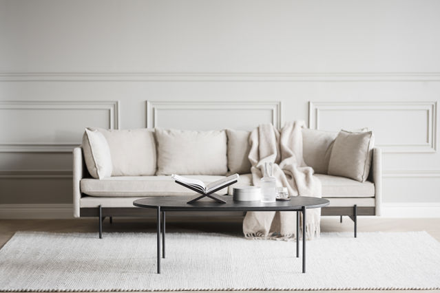 Sofabord 'Skye' 120x60cm - Svart