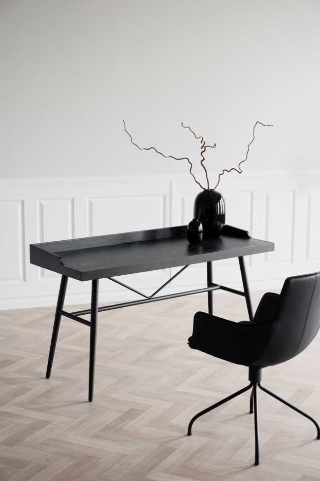 Skrivebord 'Springdale' - Svart