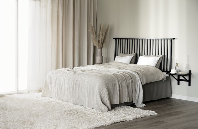 Sengegavl 'Riggins' - Svart