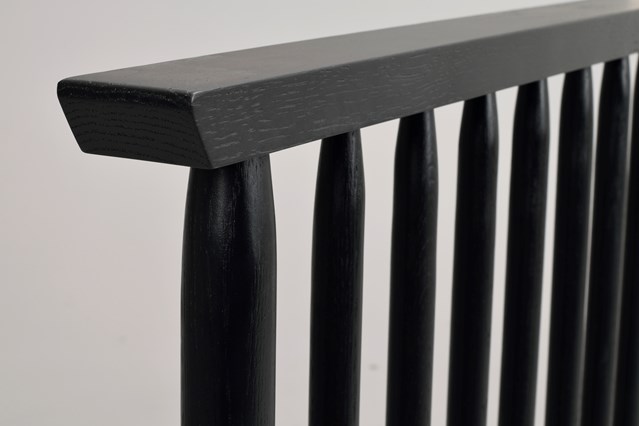 Sengegavl 'Riggins' - Svart