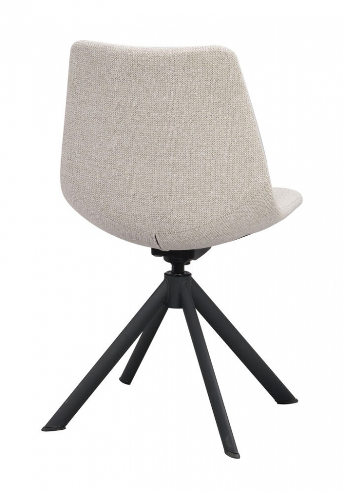 Stol 'Dunmore' - Lys beige/svart