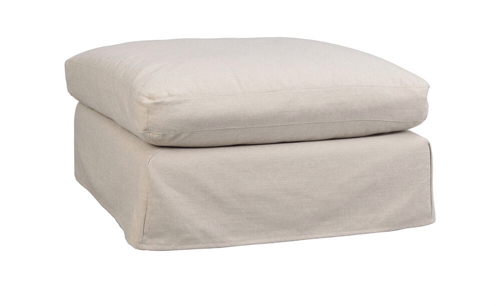 Fotskammel 'Peyton' - Beige