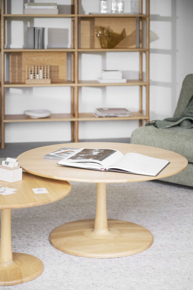 Softboard 'Hobart' Rundt 90cm - Eik