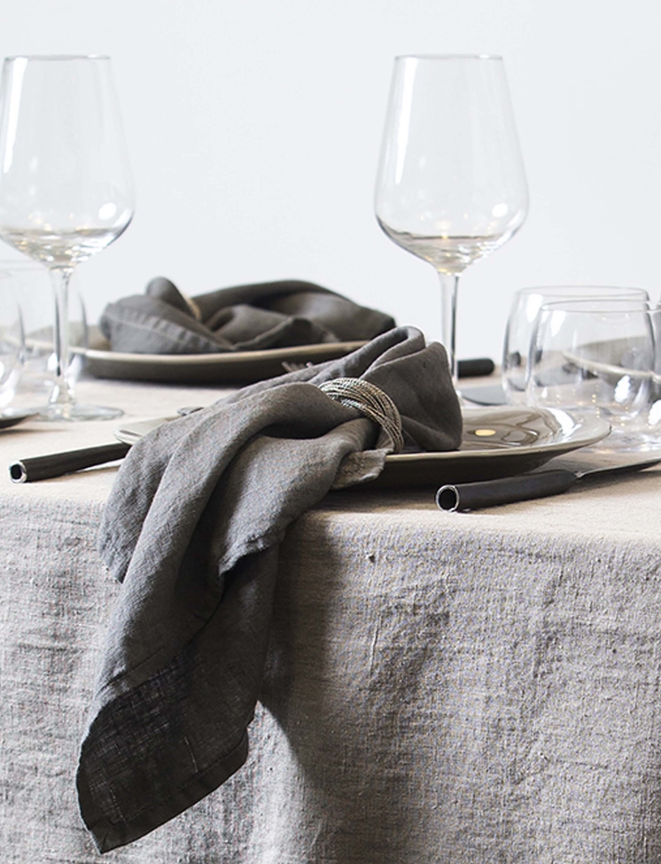 4-pakning Serviett 'Sunshine' 45x45 - Grå