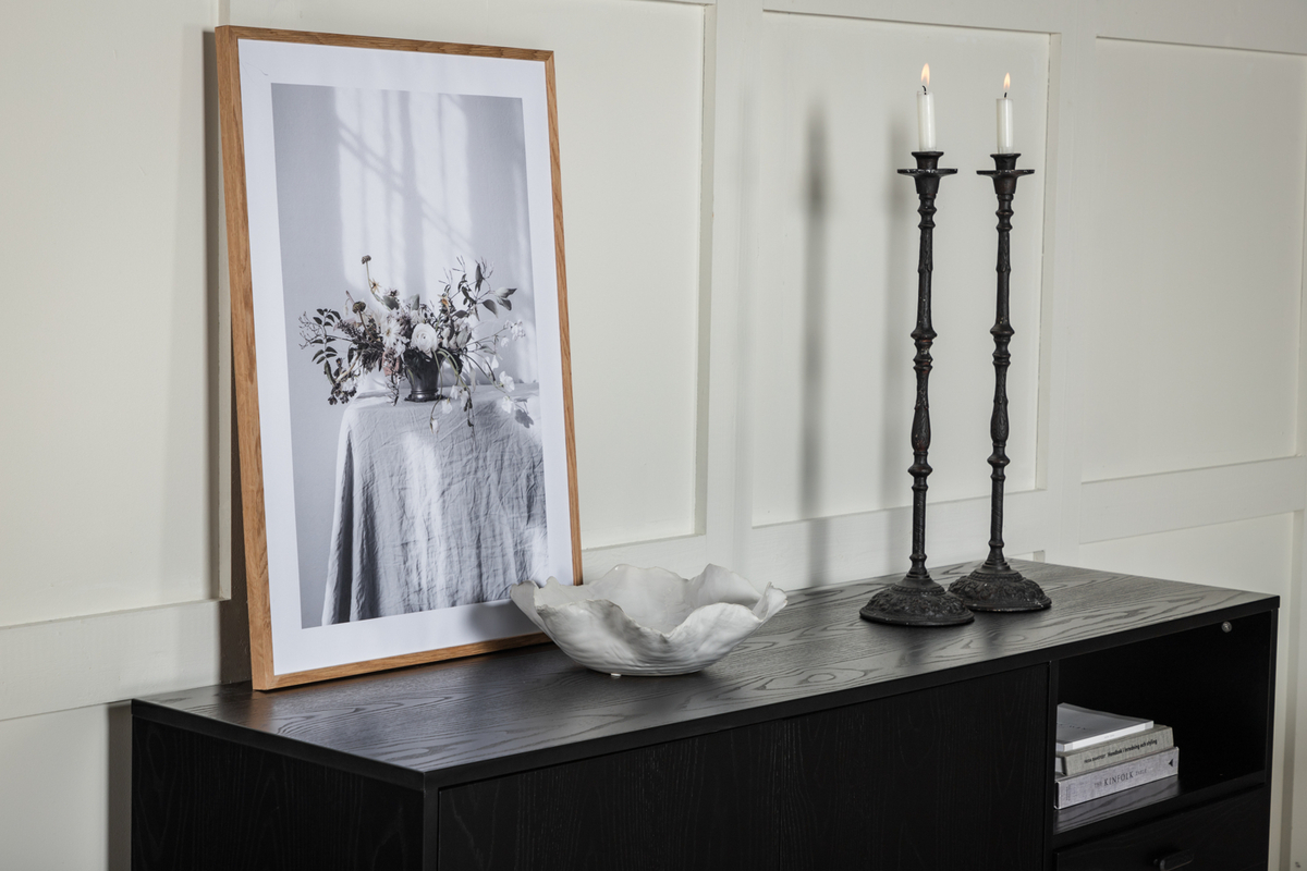 Kommode 'Glomma' 160x80cm - Svart