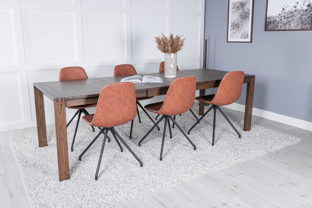 Stol 'Eidsberg' Spin - Brun/Svart