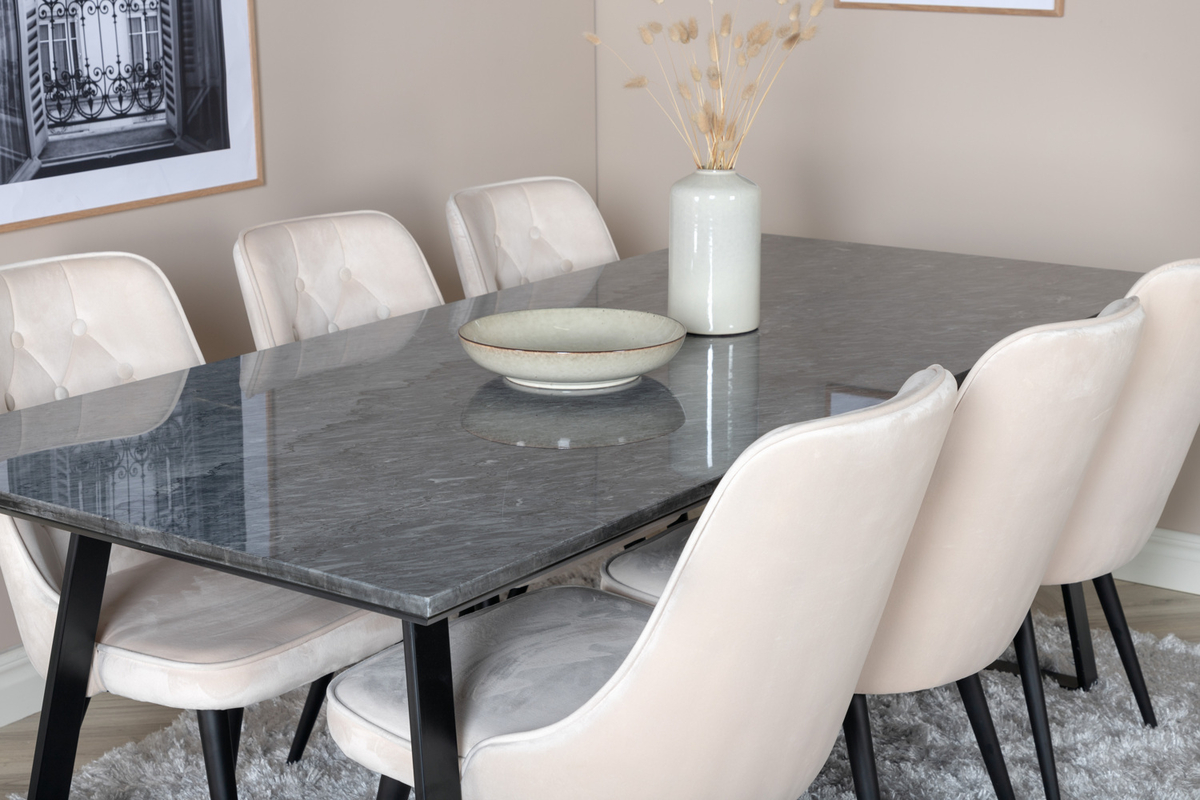 Stol 'Elverum Deluxe' - Beige/Svart