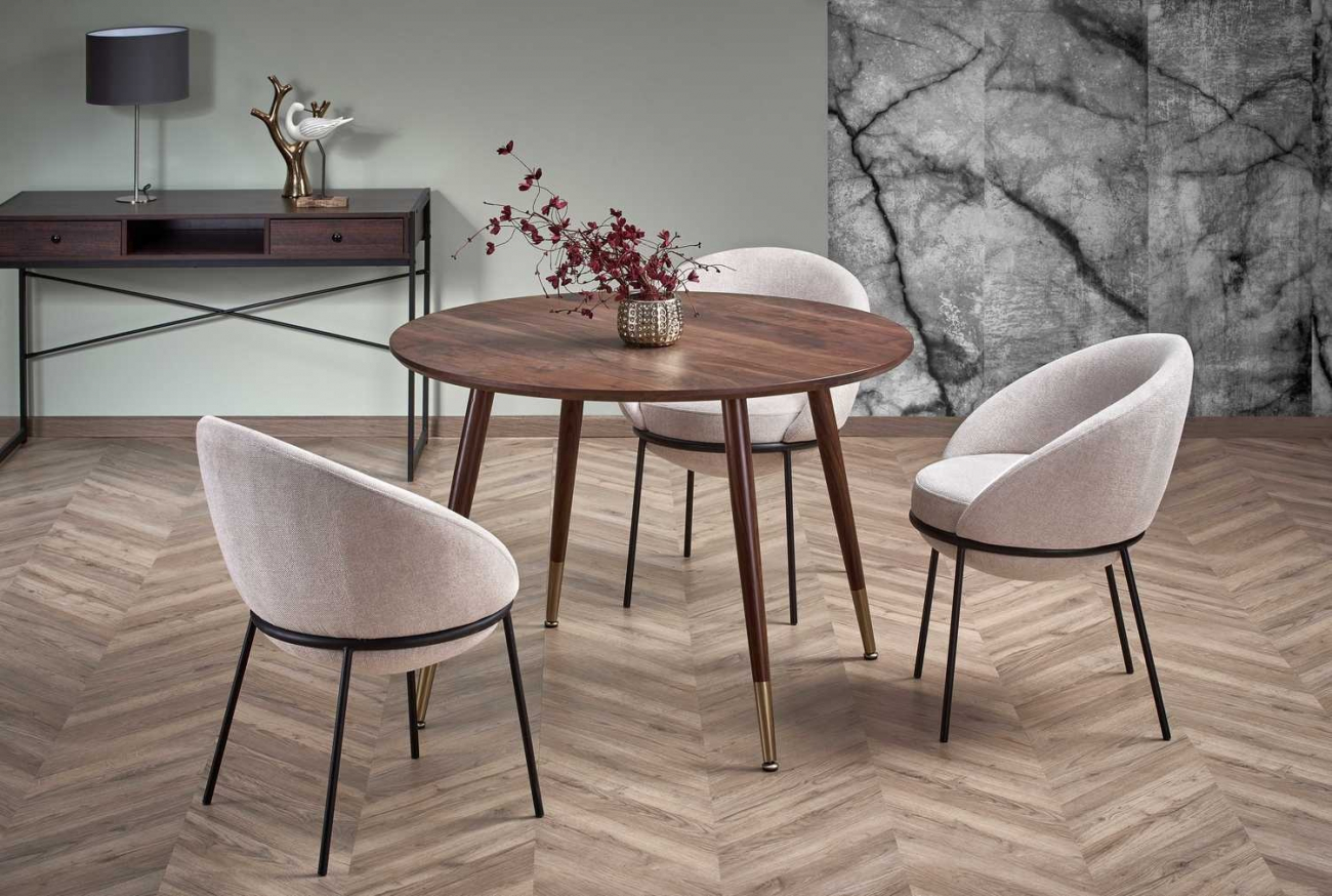 Spisebord 'Prime' Rundt 110cm - Valnött