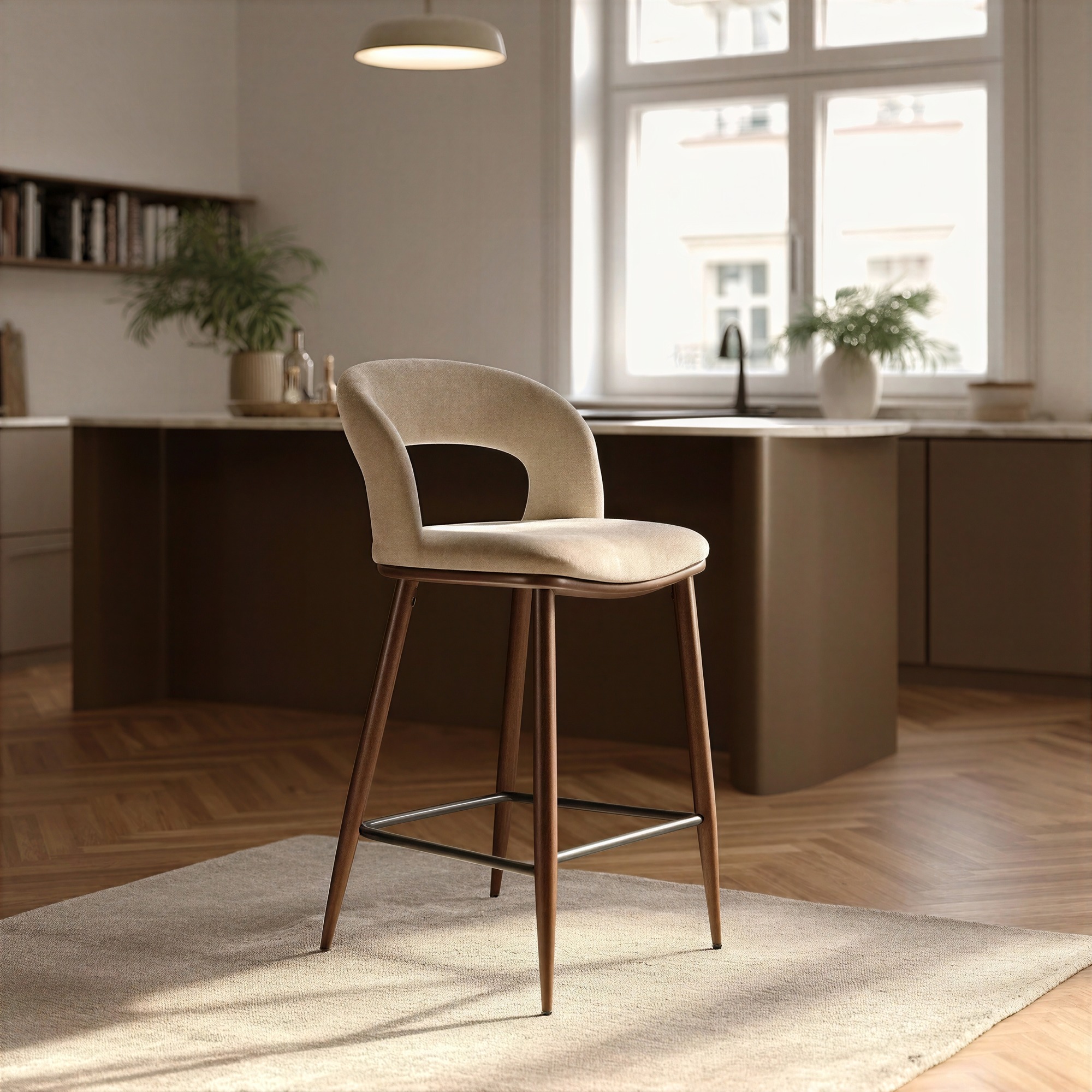 Barkrakk 'Vestby' - Beige/brun