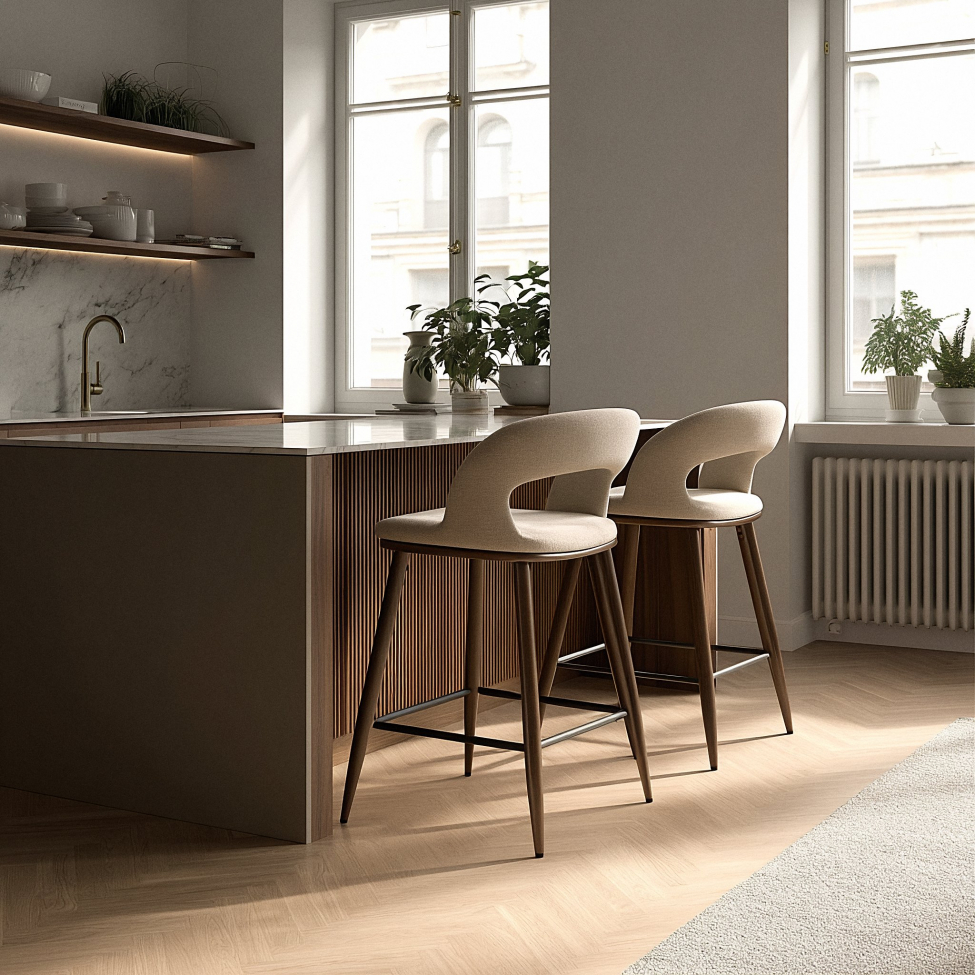 Barkrakk 'Vestby' - Beige/brun