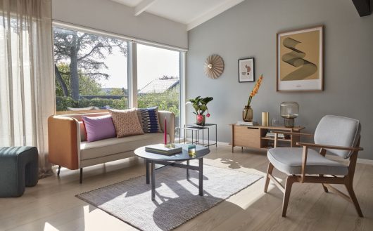 Lenestol 'Haze' - Grå