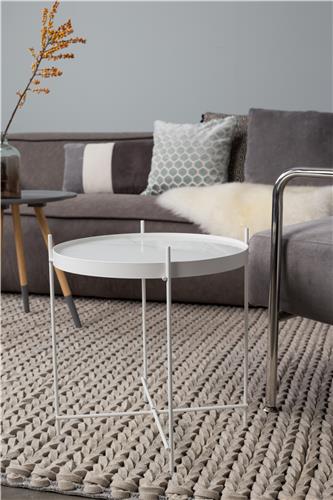 Salongbord 'Cupid Marble' - Hvit marmor