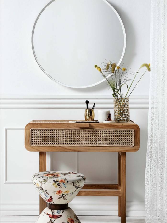 Konsollbord 'Teak' - Naturlig