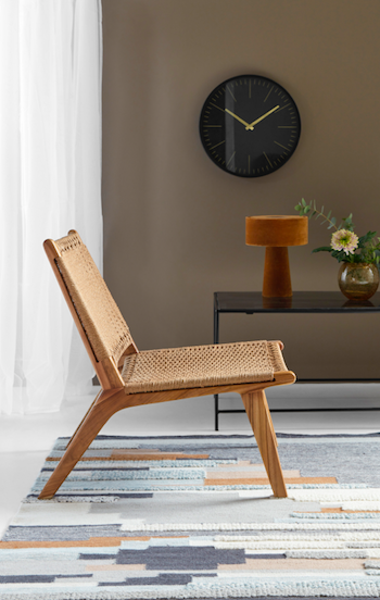 Lounge stol 'Club' - Naturlig