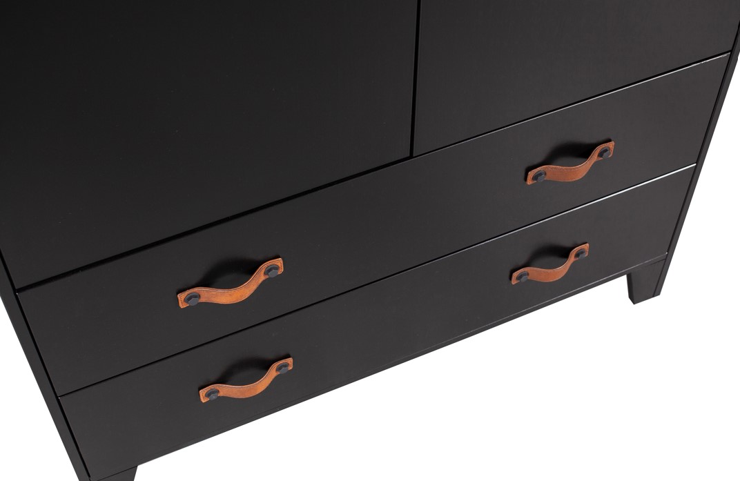 Garderobe 'Dian' - Svart