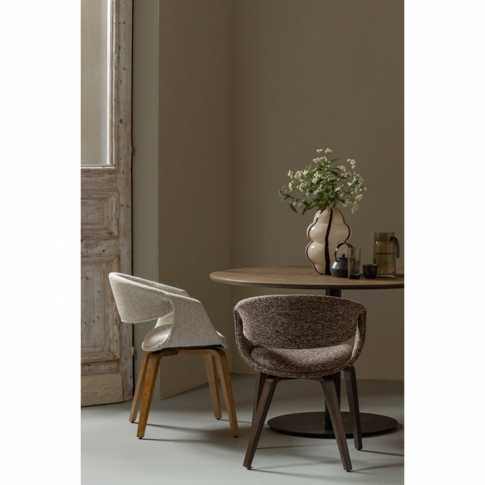 Spisestol 'Yossi' - Brun/Mørkebrun