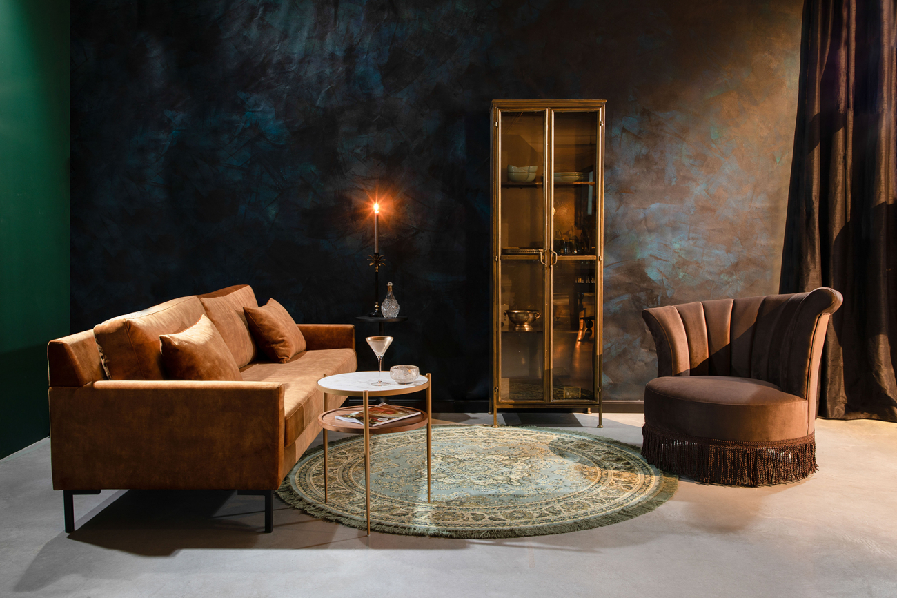 Skap 'Gertlush' -Gull/Svart