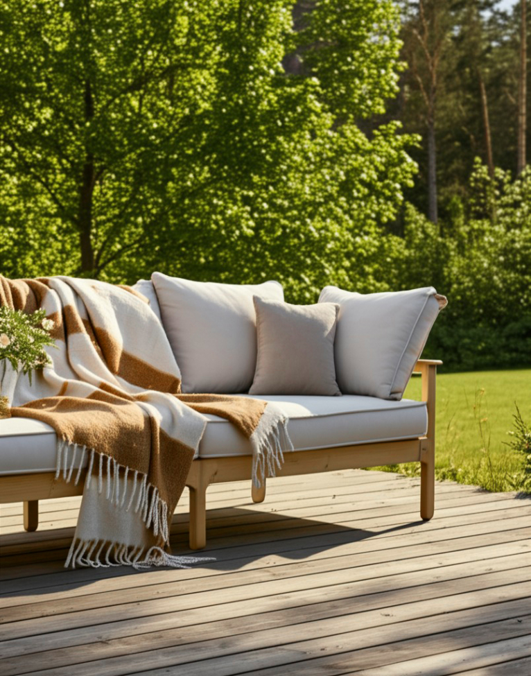 Rutete 'Carrie' 130x170cm - Gul