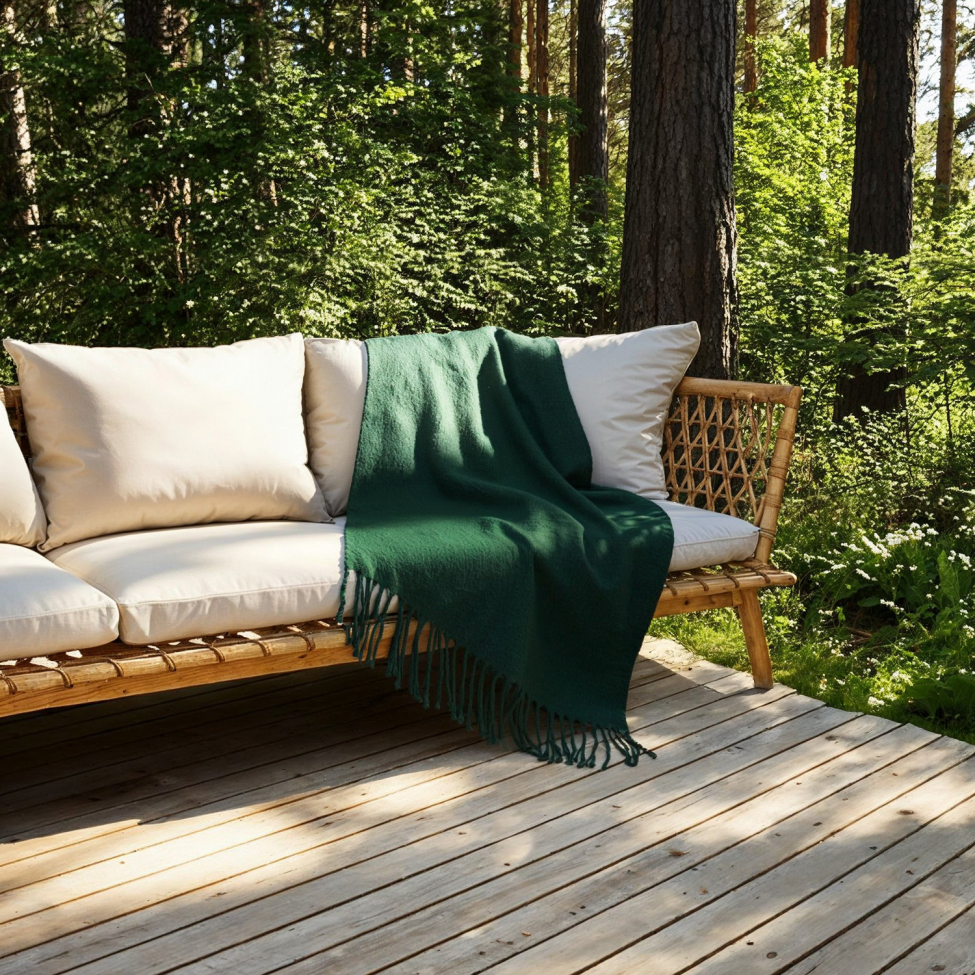 Rutete 'Samantha' 130x170cm - Grønn