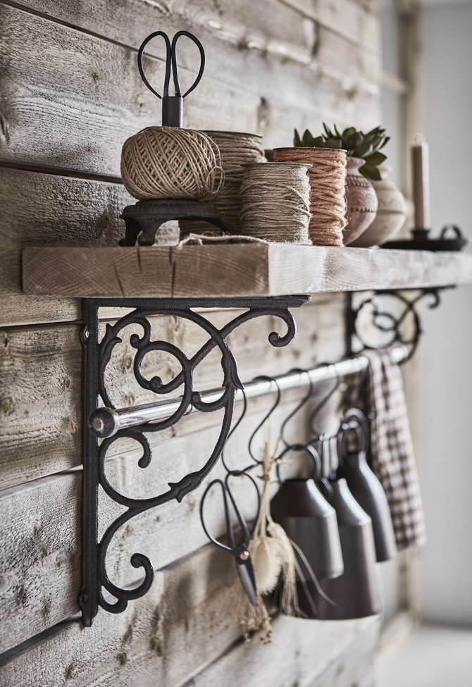 Stang med brakett 'Stanley' S - Svart/Grå