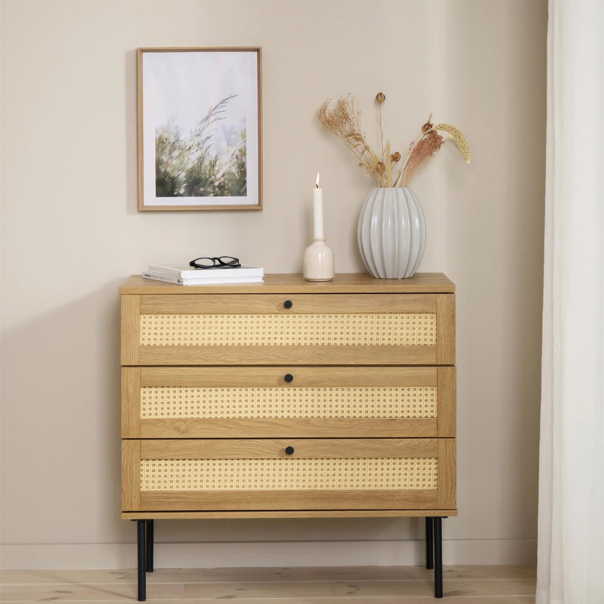 Kommode 'Taormina' 75cm - Naturlig