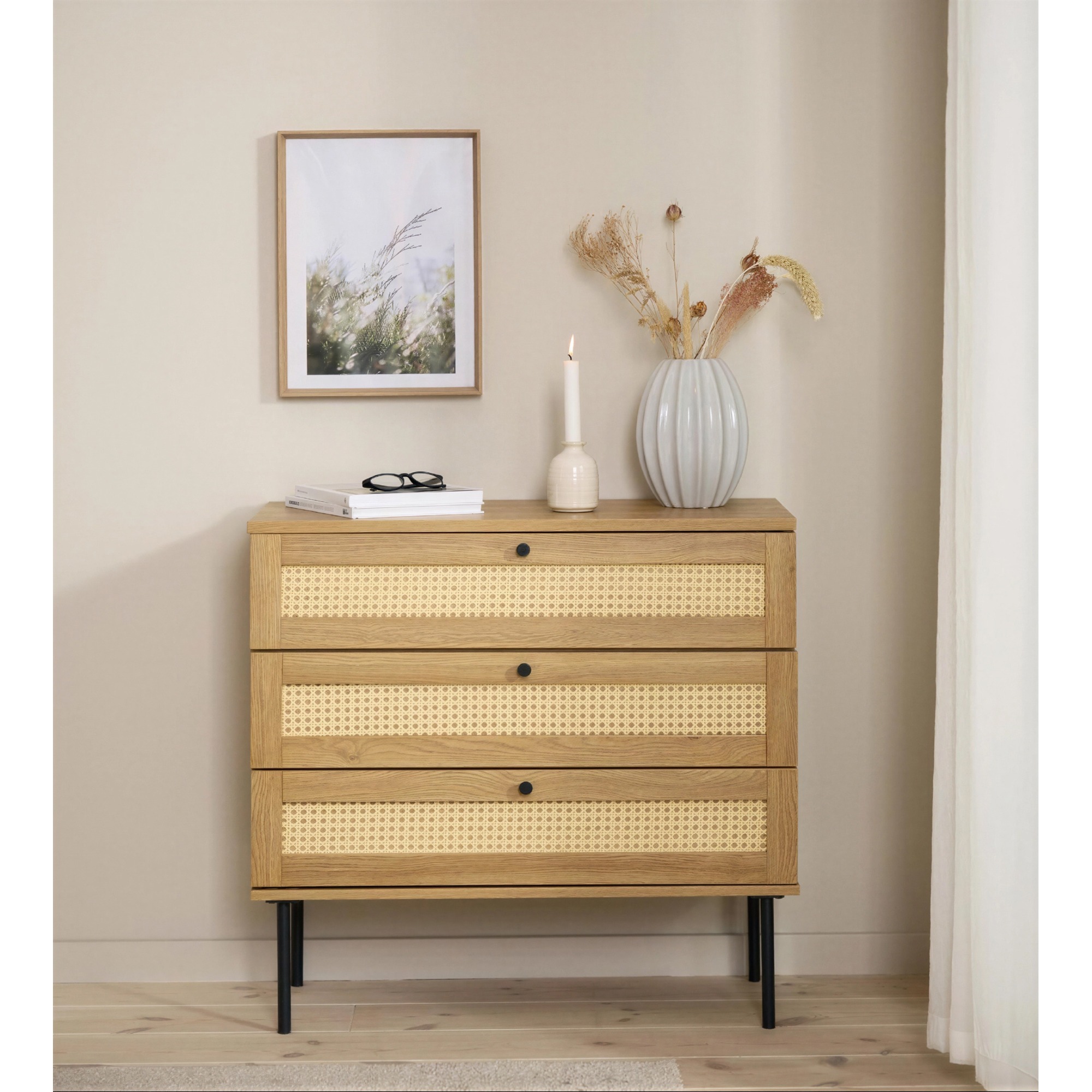 Kommode 'Taormina' 75cm - Naturlig