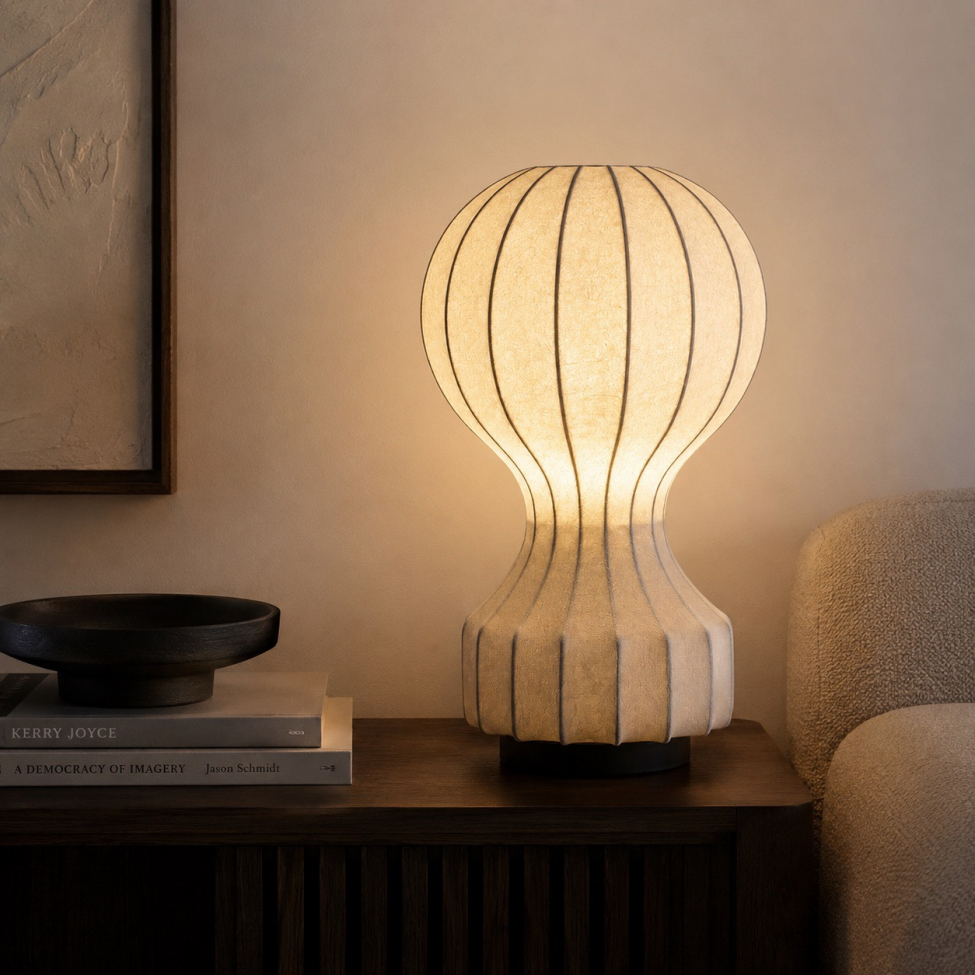 Lampe 'Senigallia' L - Hvit/Svart