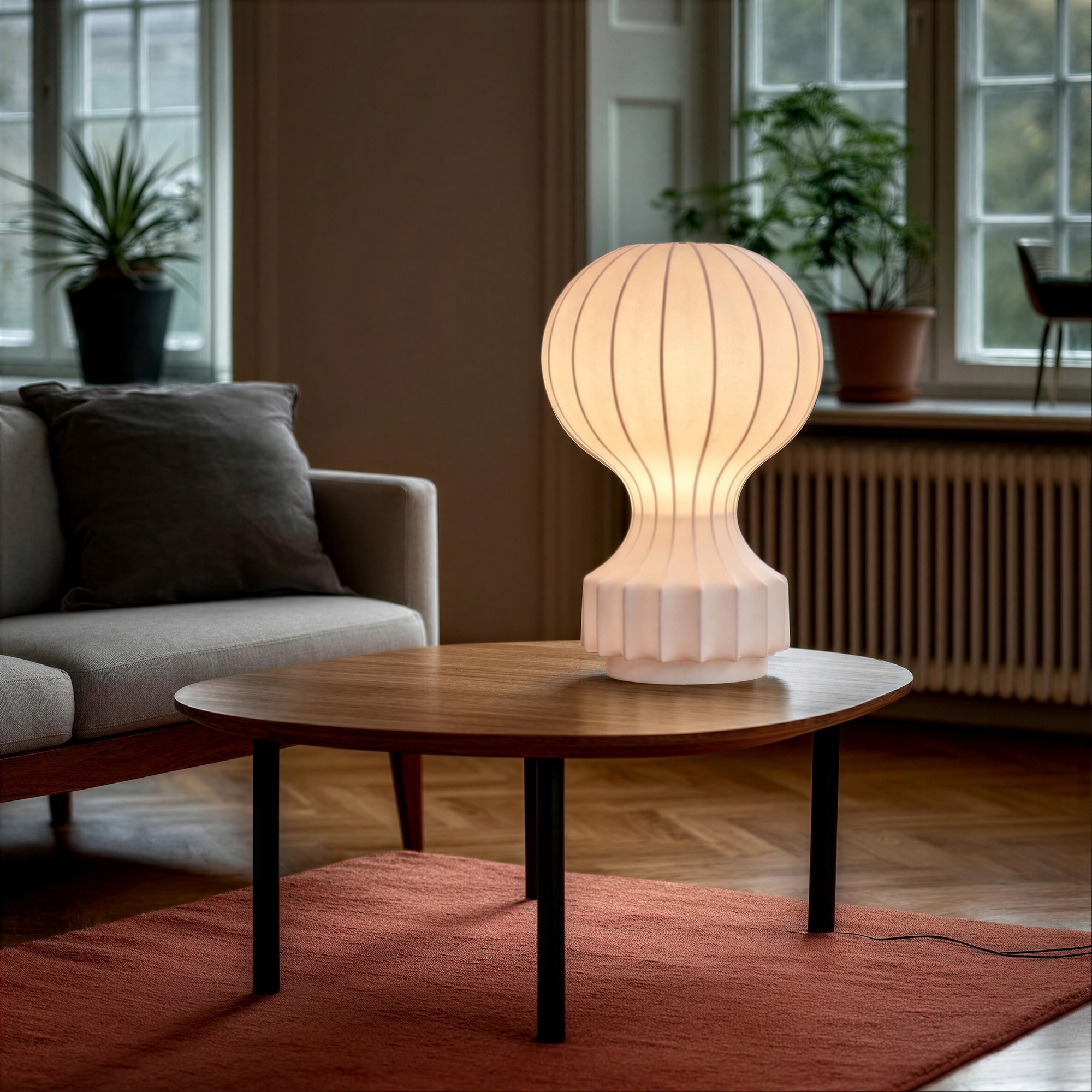 Lampe 'Senigallia' L - Hvit/Hvit