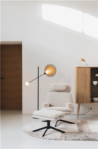 Gulvlampa 'Sirius' - Svart