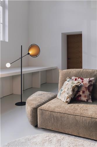 Gulvlampa 'Sirius' - Svart