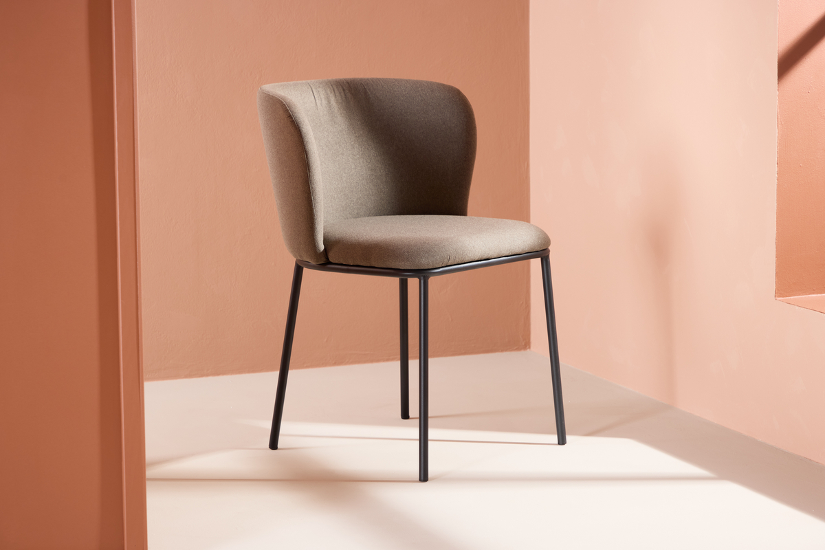 Stol 'Edina' - Brun/Svart