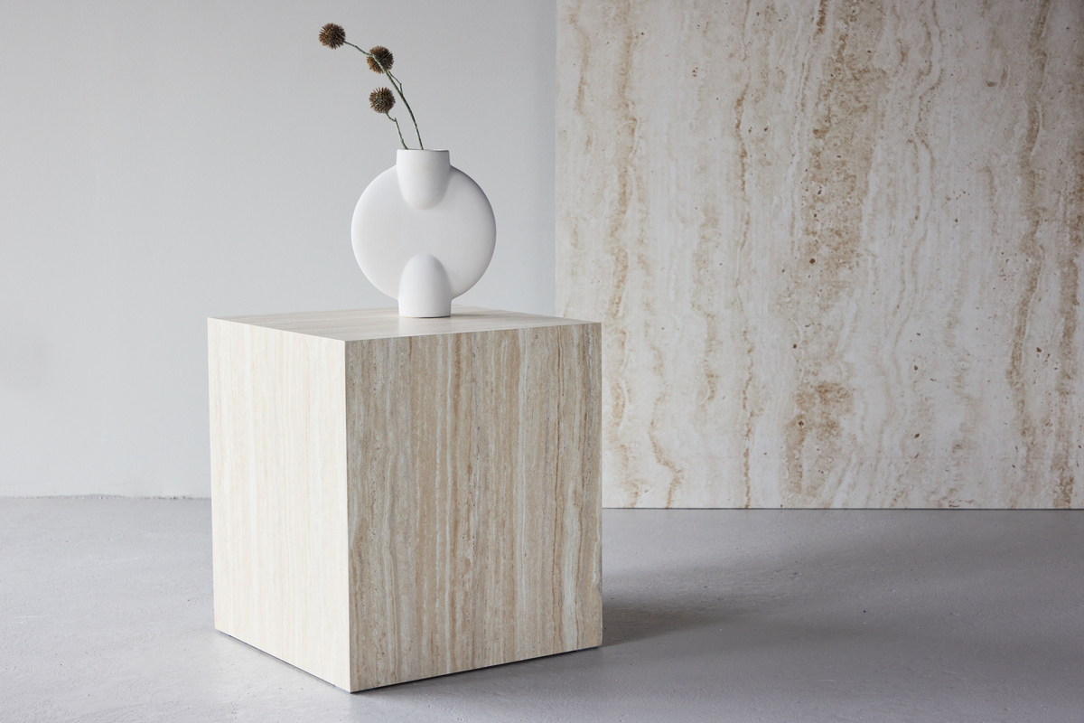 Salongbord 'Myrsjö' 40x40cm - Beige