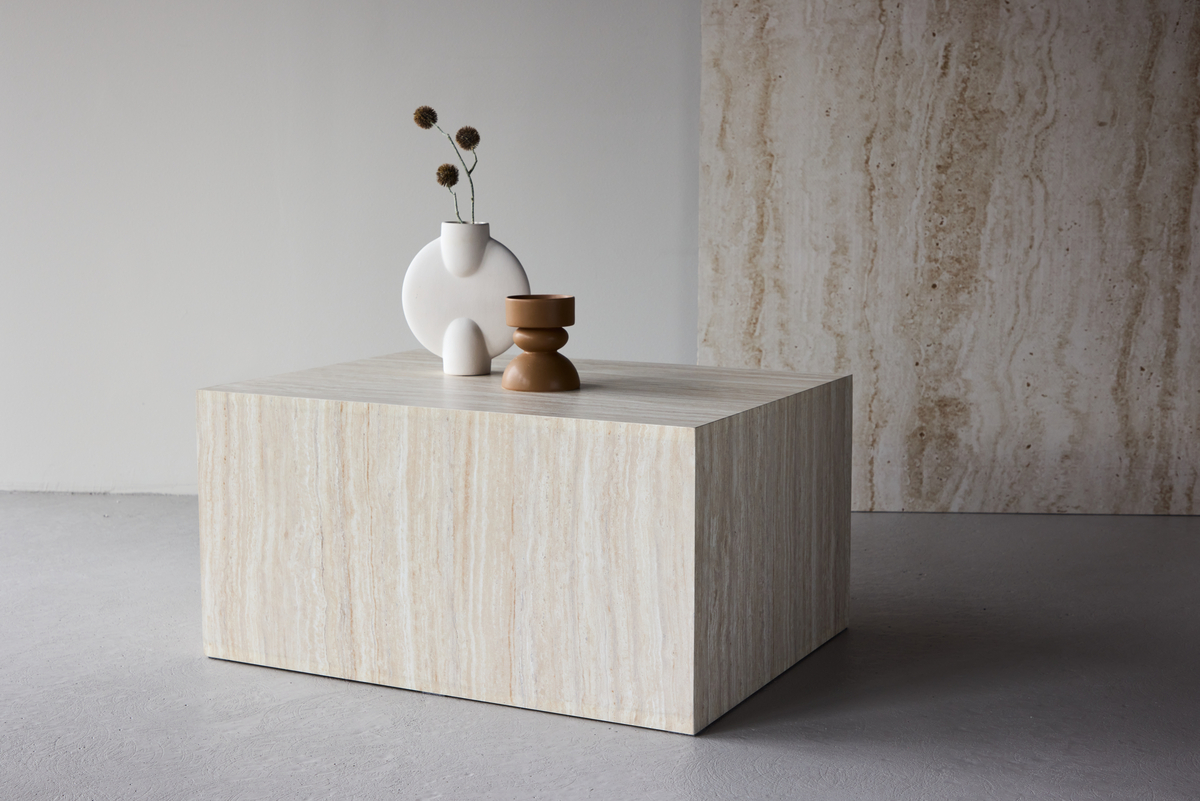 Salongbord 'Myrsjö' 80x60cm - Beige