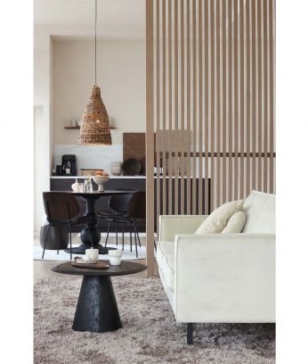 Salongbord 'Posture' Rundt 70cm - Svart