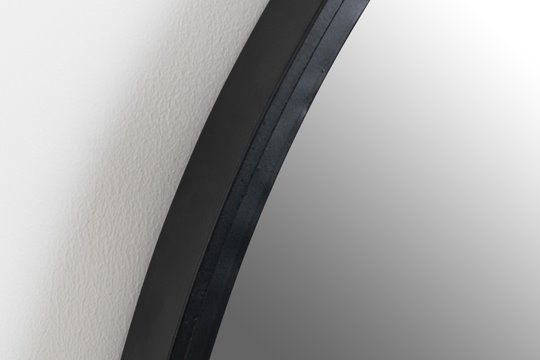 Mirror 'Matz' L - Oval Black 