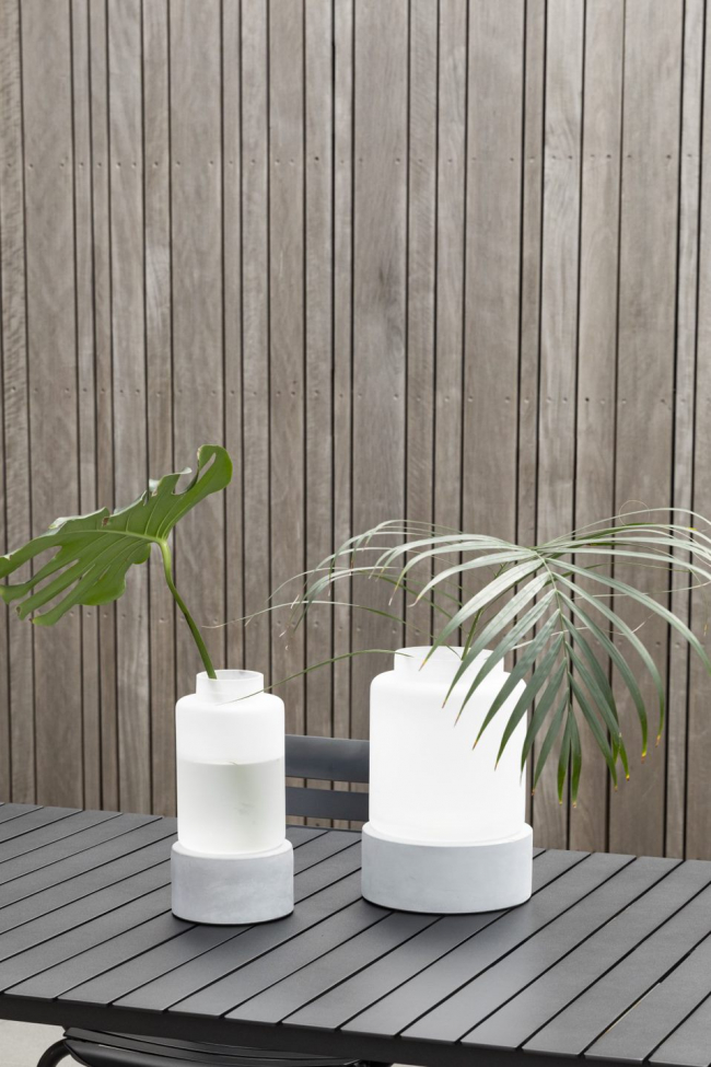 Vase 'Reina' L - Stein