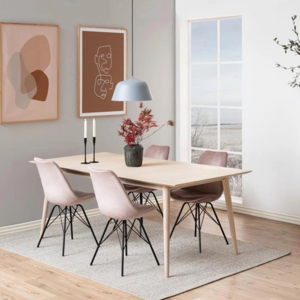 Stol 'Eris' - Rosa/Svart