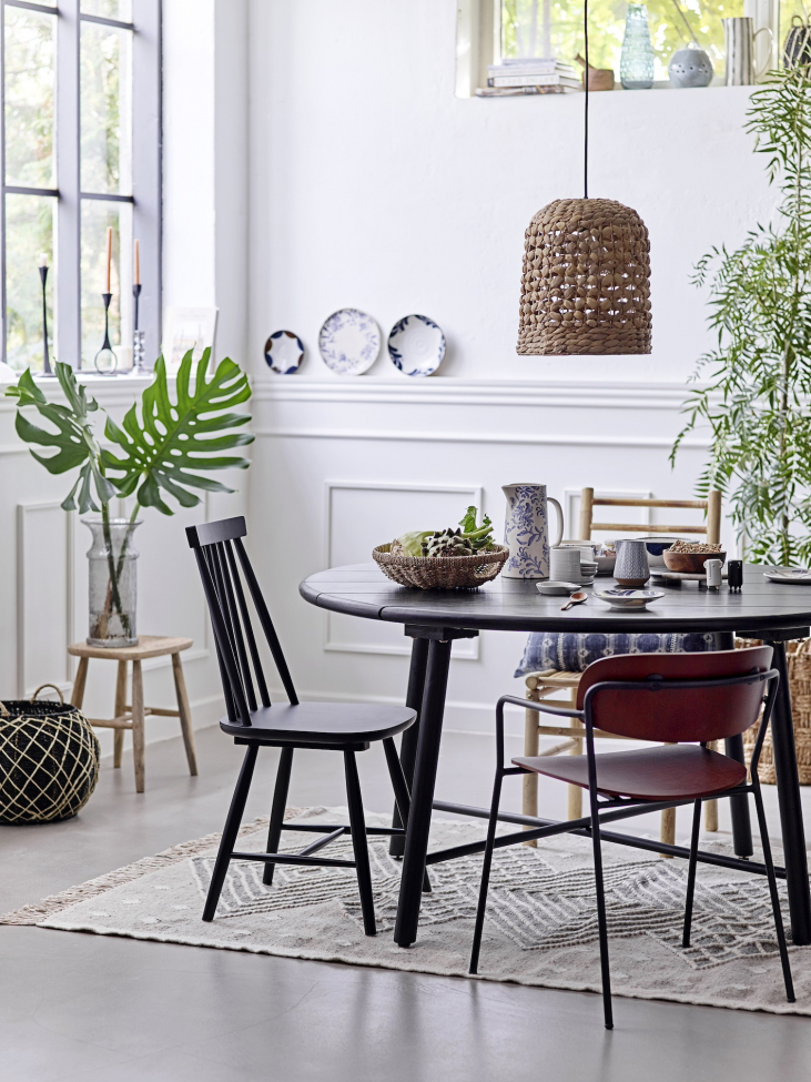 Spisebord 'Lope' 140cm Rundt - Sort