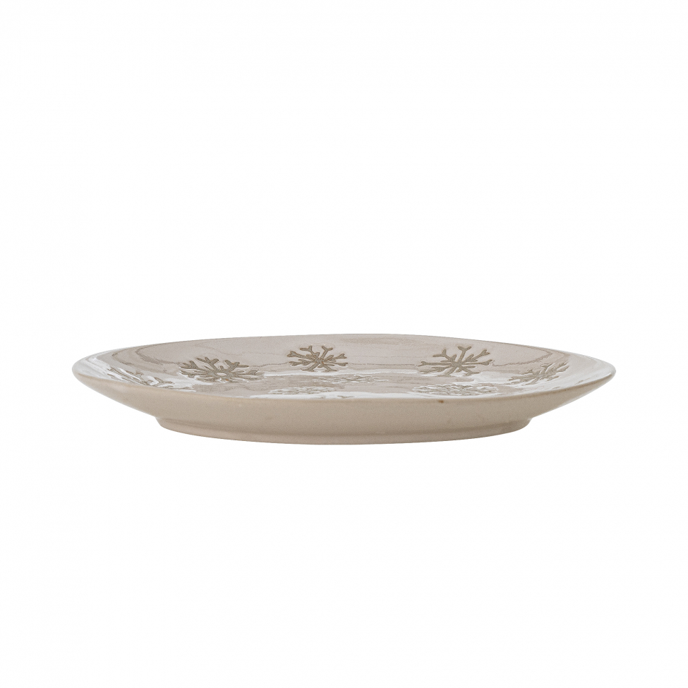 Tallerken 'Snowie' 4-pakning Ø15,5 - Beige
