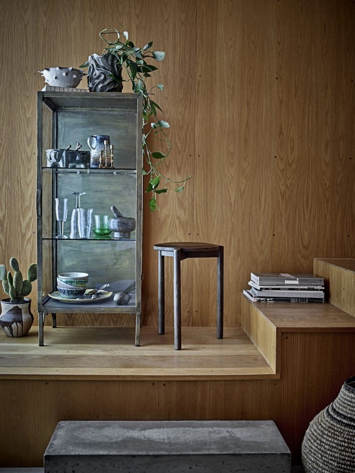 Skap 'Saone' - Messing/glass